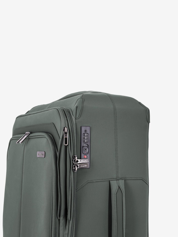Travelite Zeleni putni kofer Travelite Priima M Olive