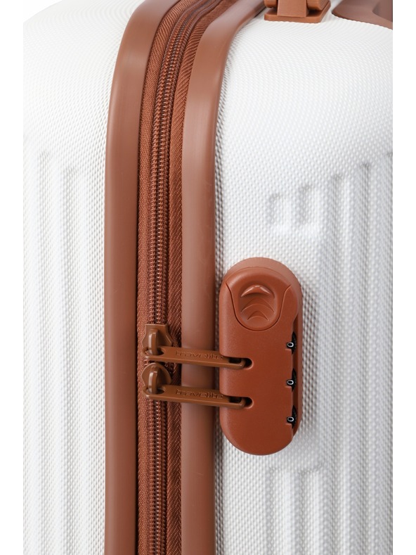 Travelite Travelite Bali S White/Cognac kofer