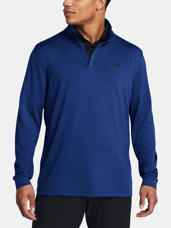 Under Armour Muška majica Under Armour UA Playoff 1/4 Zip-BLU