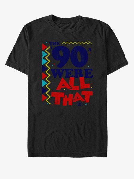 ZOOT.Fan Nickelodeon 90 Potpuno crna unisex majica