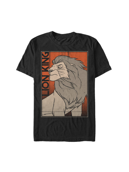 ZOOT.Fan Crna muška majica Disney Comic King