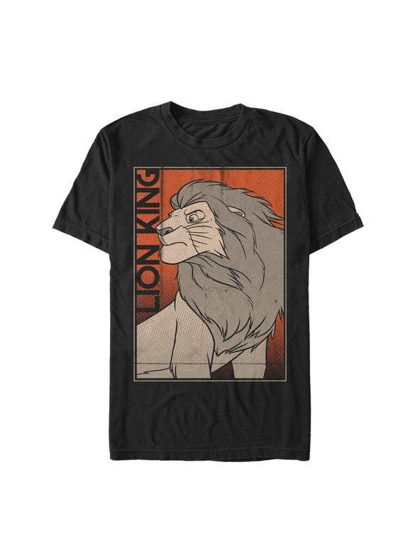 ZOOT.Fan Crna muška majica Disney Comic King