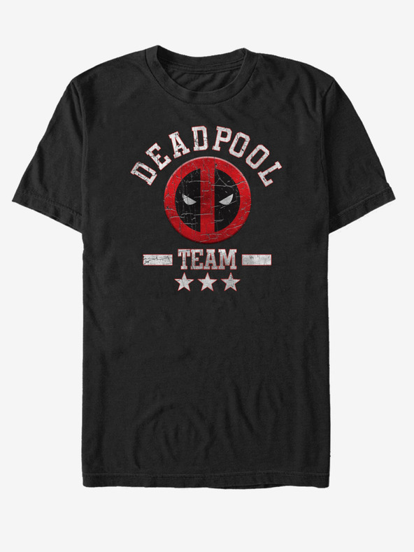 ZOOT.Fan Crna unisex majica kratkih rukava Marvel Deadpool Team Stuff