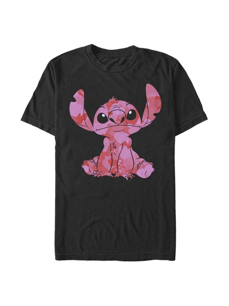 ZOOT.Fan Crna Disney Classics Stitch Heart Fill muška majica kratkih rukava