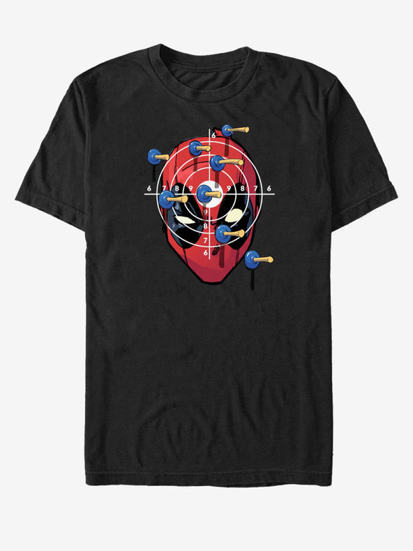 ZOOT.Fan Crna uniseks majica kratkih rukava Marvel Target Practice