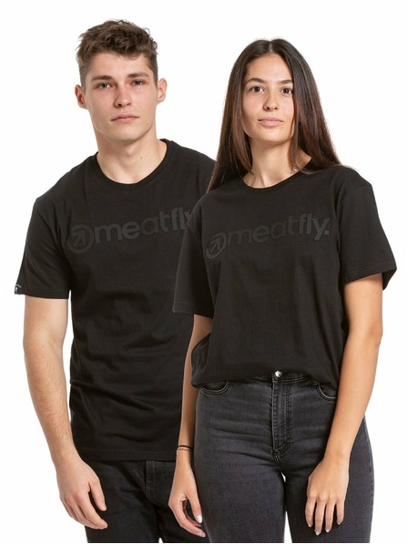 Meatfly Meatfly muška majica Joe Black/Black | Crna | Veličina S | 100% pamuk