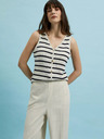 Moodo Moodo ženska majica bez rukava na pruge