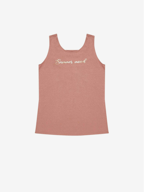 Moodo Moodo ženska smeđa majica bez rukava