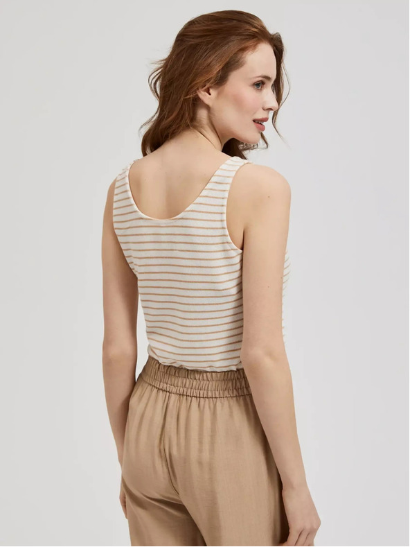 Moodo Ženska majica bez rukava na pruge