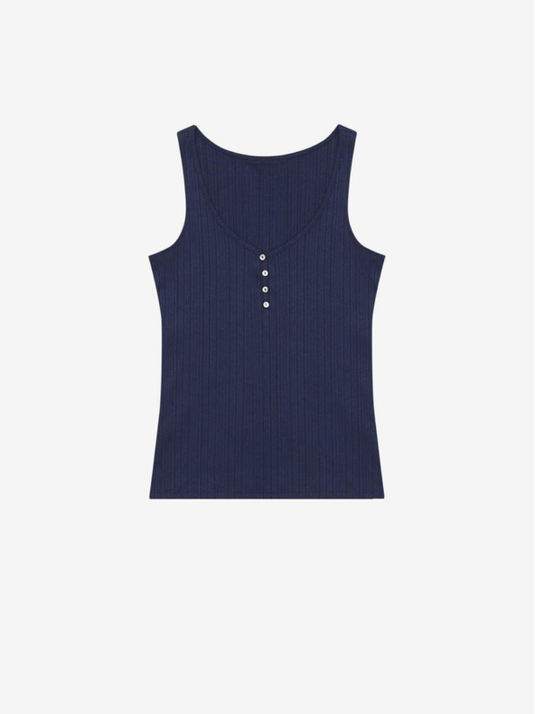 Moodo Moodo tamnoplava ženska majica bez rukava