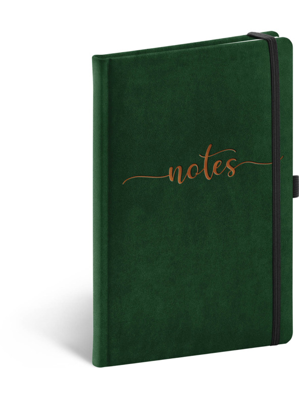 NOTIQUE NOTIQUE Notes Velvet Typo, podstavljeno, 13 × 21 cm BAAGL