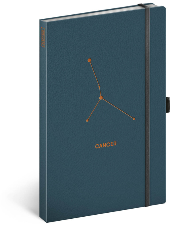 NOTIQUE NOTIQUE Notes Zodiac Cancer, crte, 13 x 21 cm