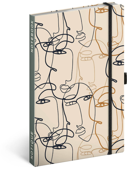 NOTIQUE NOTIQUE Notes Lice, crte, 13 x 21 cm BAAGL