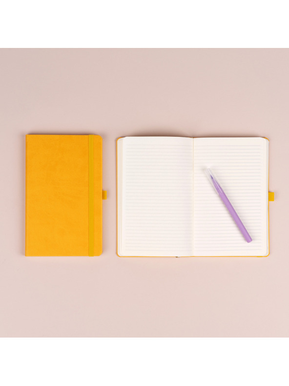 NOTIQUE NOTIQUE Bilješke žute, crte, 13 x 21 cm