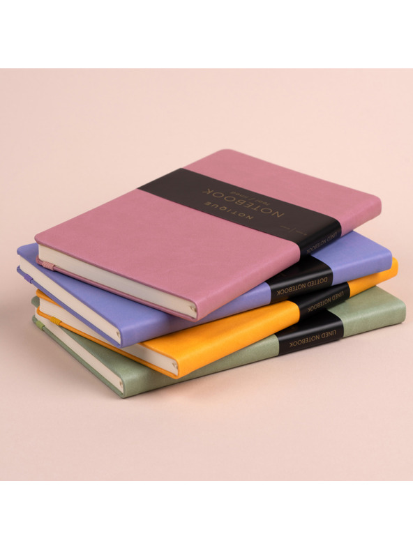 NOTIQUE NOTIQUE Bilješke žute, crte, 13 x 21 cm