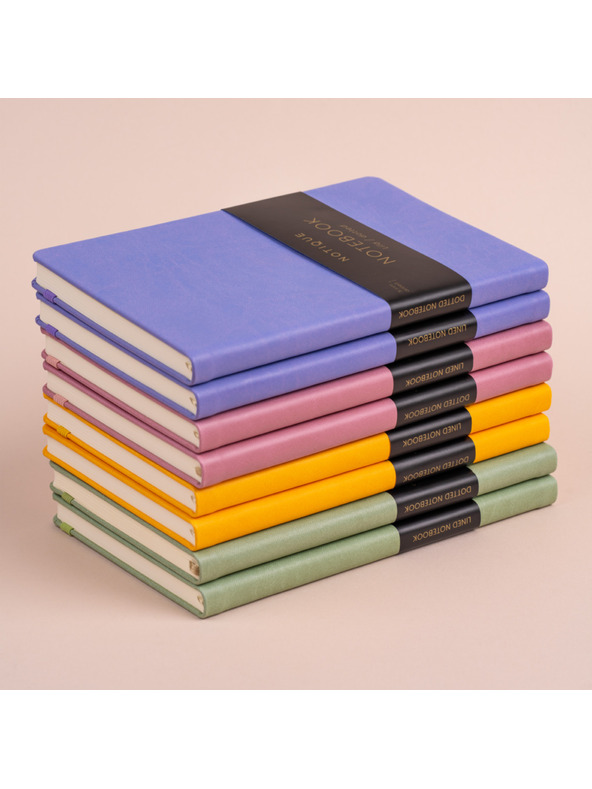 NOTIQUE NOTIQUE Bilješke žute, crte, 13 x 21 cm