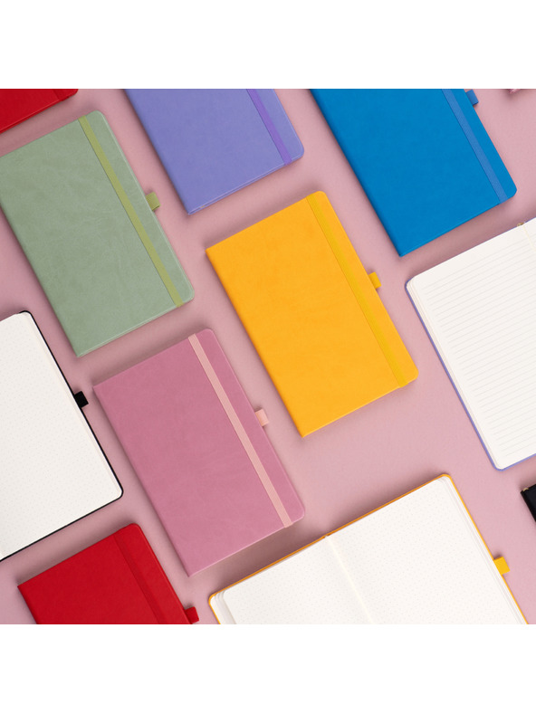 NOTIQUE NOTIQUE Bilješke žute, crte, 13 x 21 cm