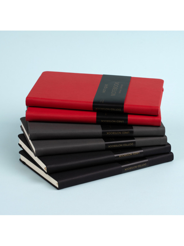 NOTIQUE NOTIQUE Bilješke Siva, točkasta, 13 x 21 cm BAAGL