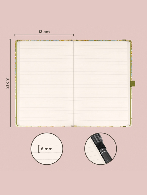 NOTIQUE NOTIQUE Notes Alfons Mucha – Poezija, u crte, 13 x 21 cm