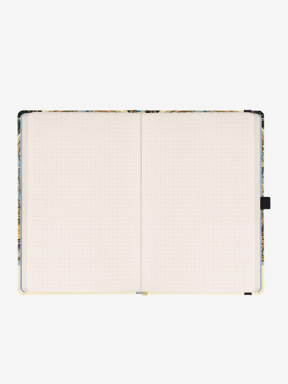 NOTIQUE NOTIQUE Notes Alfons Mucha – Zodijak, točkasto, 13 x 21 cm