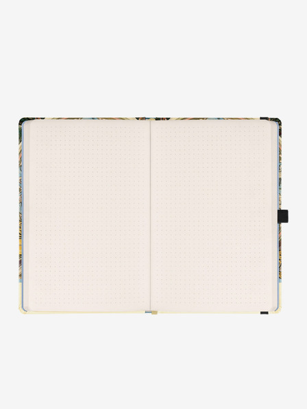 NOTIQUE NOTIQUE Notes Alfons Mucha – Zodijak, točkasto, 13 x 21 cm