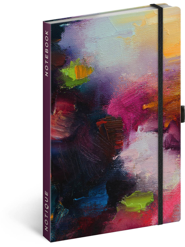 NOTIQUE NOTIQUE Notes Ružičasta slika, crte, 13 x 21 cm BAAGL