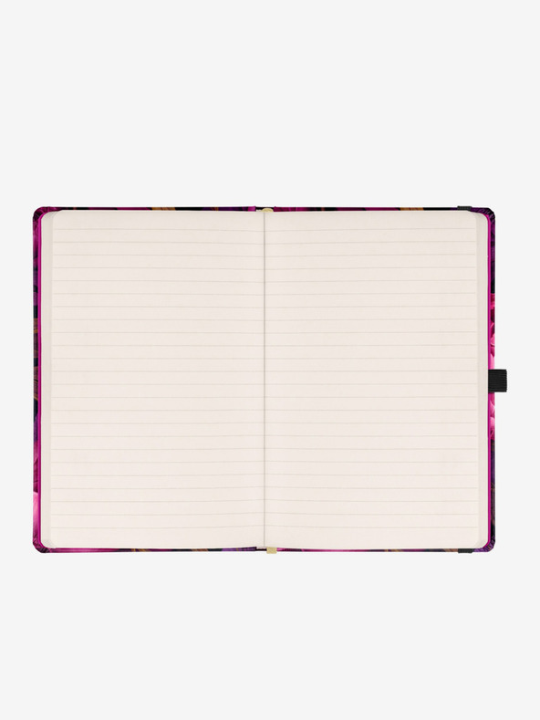 NOTIQUE NOTIQUE Bilješke Ljubičasti cvjetovi, crte, 13 x 21 cm