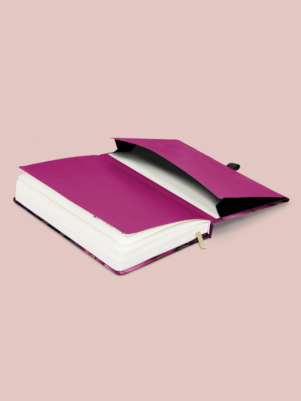 NOTIQUE NOTIQUE Bilješke Ljubičasti cvjetovi, crte, 13 x 21 cm