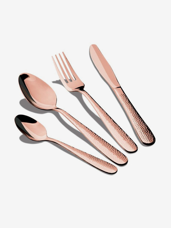 Berlingerhaus Set pribora za jelo 24 kom nehrđajući čelik Rosegold Metallic Line II BERLINGERHAUS