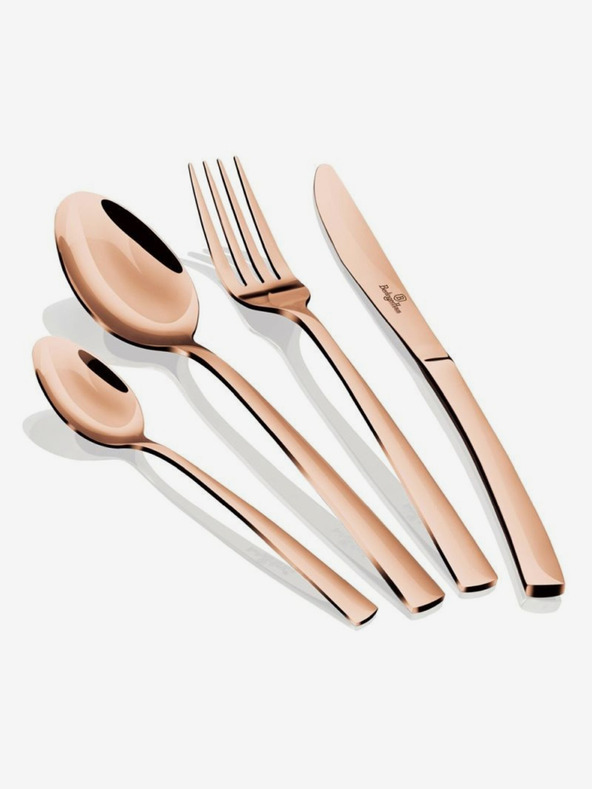 Berlingerhaus Set pribora 16 kom od nehrđajućeg čelika mirror Rosegold Metallic Line BERLINGERHAUS