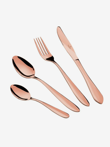 Berlingerhaus Set pribora za jelo 24 kom nehrđajući čelik satin Rosegold Metallic Line BERLINGERHAUS