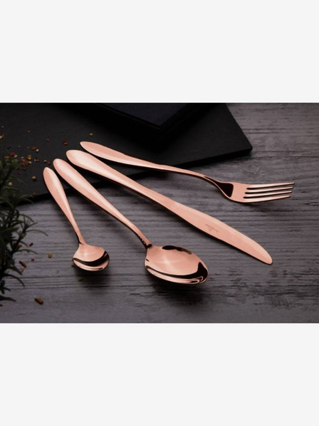 Berlingerhaus Set pribora za jelo 24 kom nehrđajući čelik satin Rosegold Metallic Line BERLINGERHAUS