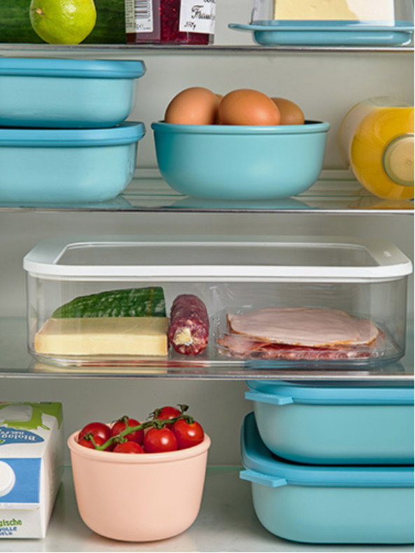 Mepal Set od tri zdjele u svijetlo zelenoj boji Mepal Cirqula Rectangular 500 +1000 +2000 ml