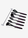 Berlingerhaus Kuhinjski pribor sa zidnim držačem 7 kom Purple Eclipse Collection BERLINGERHAUS