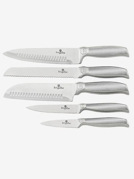 Berlingerhaus Set noževa u stalku 6 kom Royal Purple Metallic Line Kikoza Collection BERLINGERHAUS