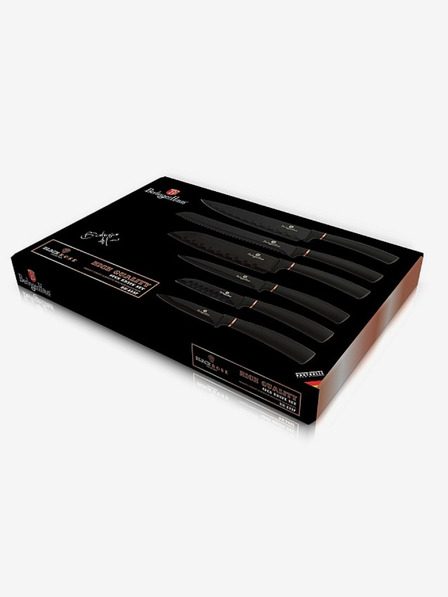 Berlingerhaus Set šest noževa s neprijanjajućom površinom BERLINGERHAUS Black Rose Collection
