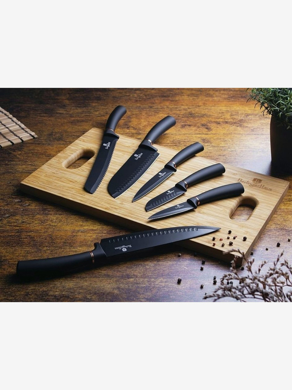 Berlingerhaus Set šest noževa s neprijanjajućom površinom BERLINGERHAUS Black Rose Collection