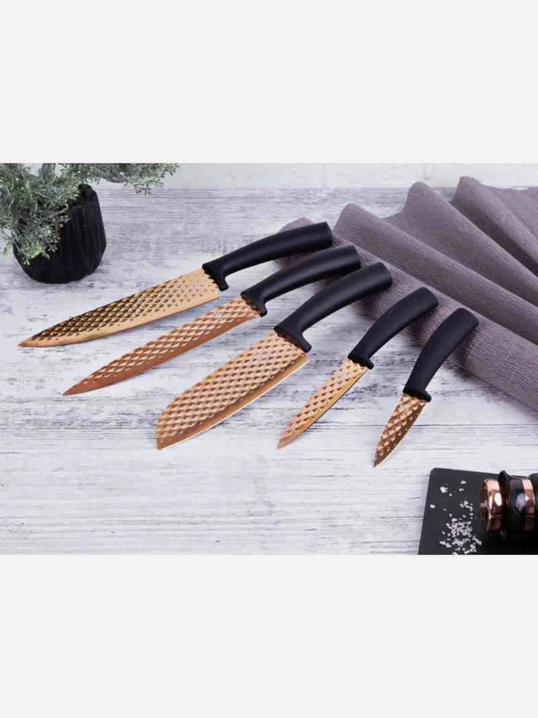 Berlingerhaus Set pet noževa s neprijanjajućom površinom BERLINGERHAUS Black Rose Collection