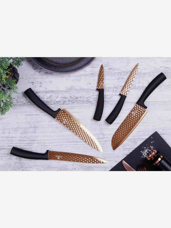 Berlingerhaus Set pet noževa s neprijanjajućom površinom BERLINGERHAUS Black Rose Collection