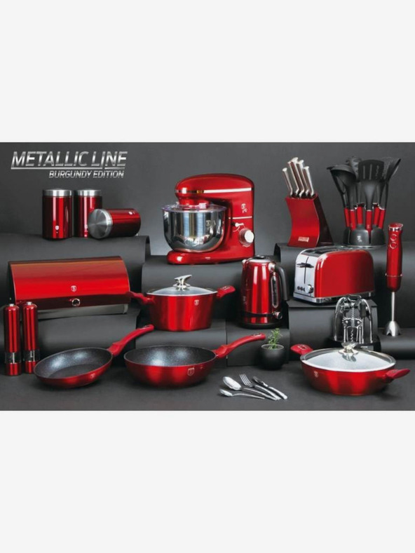 Berlingerhaus Set od dva električna mlinca za papar i sol BERLINGERHAUS Burgundy Metallic Line