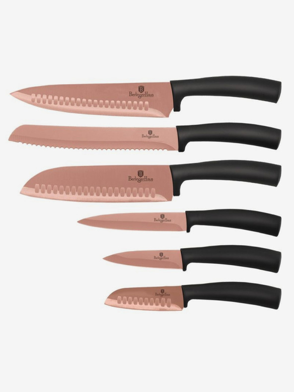 Berlingerhaus Set od šest noževa s neprianjajućom površinom BERLINGERHAUS Rosegold Metallic Line