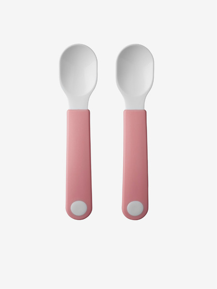 Mepal Set dvije dječje žlice u ružičastoj boji Mepal Mio