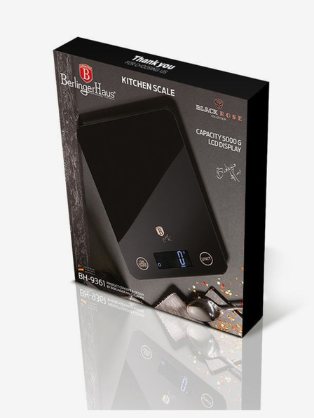 Berlingerhaus Kuhinjska digitalna vaga BERLINGERHAUS Black Rose Collection (5 kg)