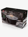 Berlingerhaus Lonac s poklopcem s mramornom površinom 20 cm Black Rose Collection BERLINGERHAUS