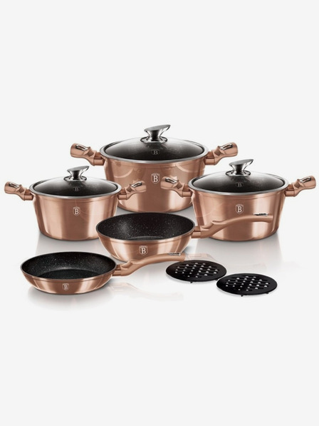 Berlingerhaus BERLINGERHAUS Rosegold Metallic Line set mramornog posuđa (10 kom)