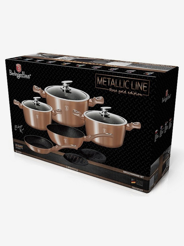 Berlingerhaus BERLINGERHAUS Rosegold Metallic Line set mramornog posuđa (10 kom)