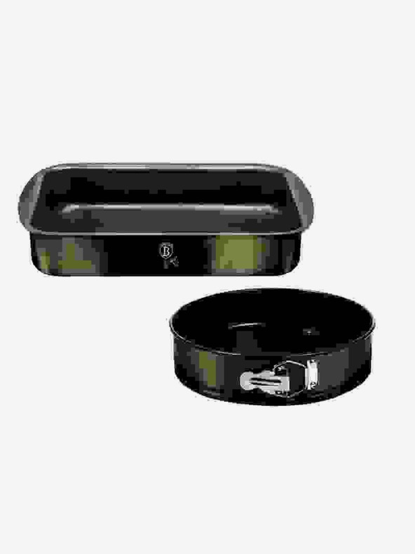 Berlingerhaus Set kalupa za pečenje s neljepljivom površinom od titana 2 kom Shiny Black Edition BERLINGERHAUS