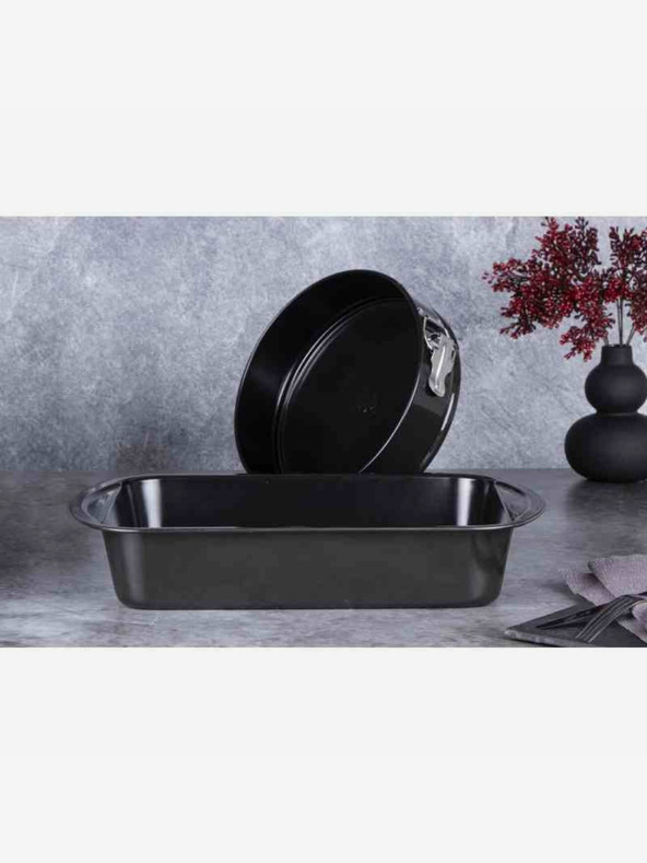 Berlingerhaus Set kalupa za pečenje s neljepljivom površinom od titana 2 kom Shiny Black Edition BERLINGERHAUS