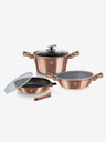 Berlingerhaus Set od 6 posuđa Rosegold Metallic Line BERLINGERHAUS s mramornom površinom