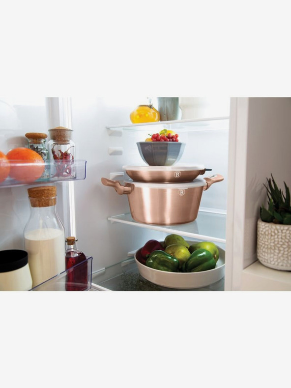 Berlingerhaus Set od 6 posuđa Rosegold Metallic Line BERLINGERHAUS s mramornom površinom